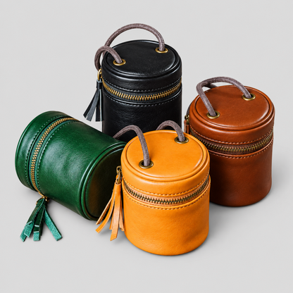 Barrel Shape Coin Storage Pouch