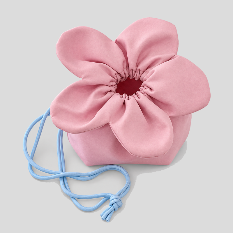 Flower Bucket Crossbody Shoulder Bag
