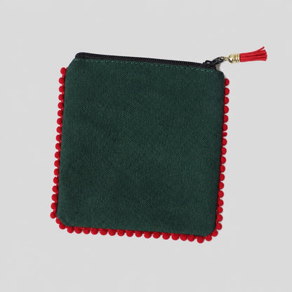 Tassel Edge Coin Pouch