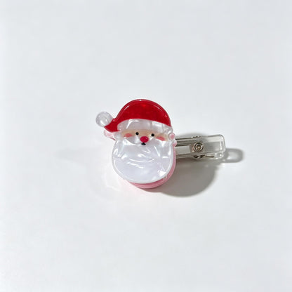 Snowman Tree Hair Clip