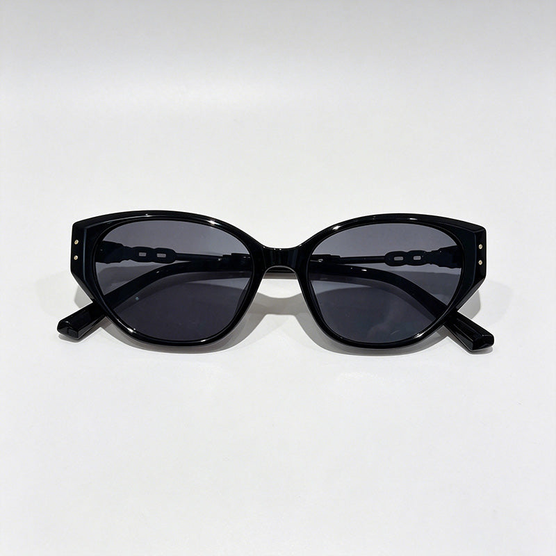 Cat-Eye Narrow Frame Sunglasses