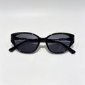 Cat-Eye Narrow Frame Sunglasses