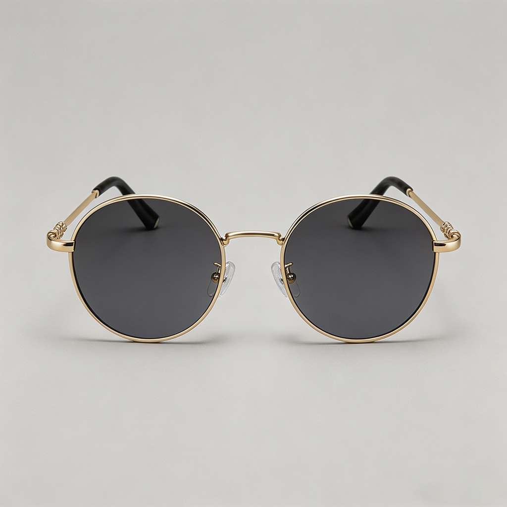 Round Metal Frame Sunglasses - Shopdayla Wholesale - #1938