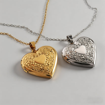 Heart Locket Photo Frame Stain - Shopdayla Wholesale - #0866