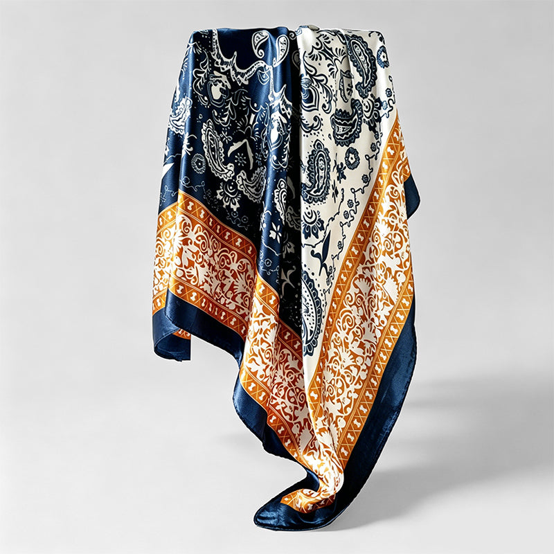 Retro Ethnic Paisley Print Lar - Shopdayla Wholesale - #3378