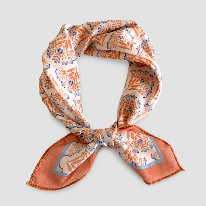Retro Geometric Square Scarf - Shopdayla Wholesale - #5698