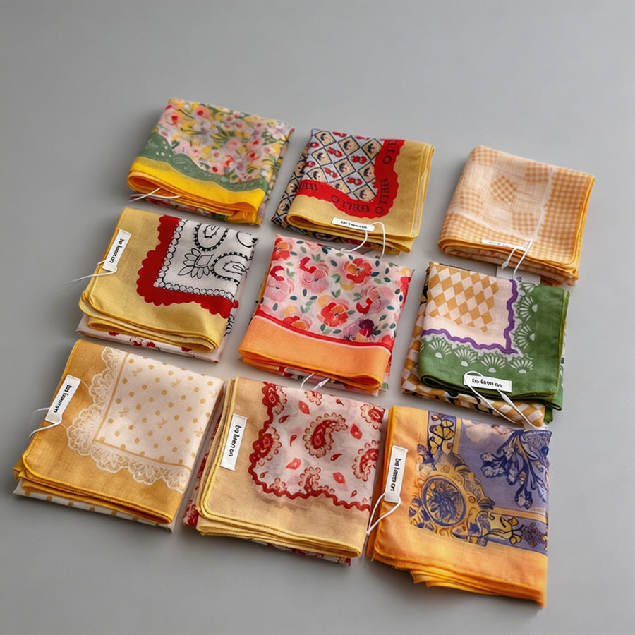 Vintage Soft Yellow Floral Pri - Shopdayla Wholesale - #9874