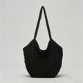 Open-Knit Straw Tote Bag - Shopdayla Wholesale - #6786
