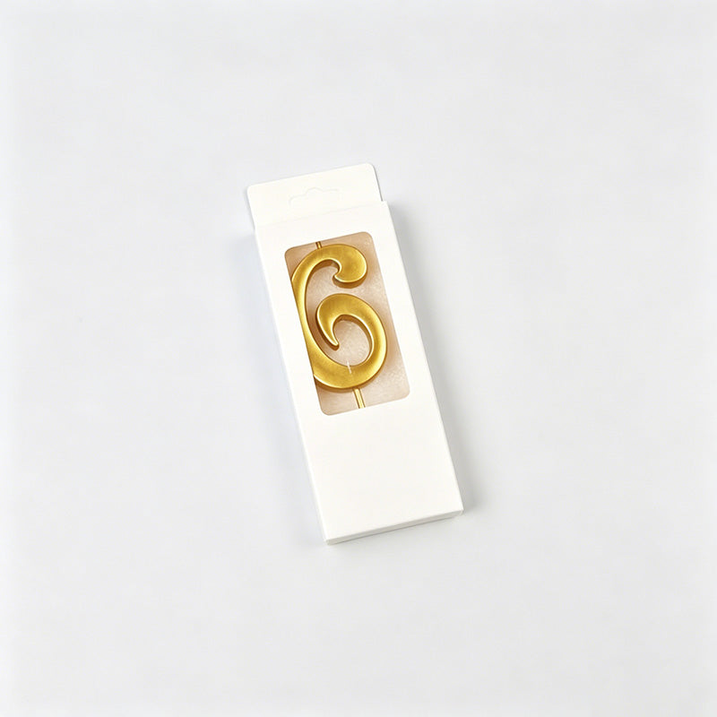 Gold Plated Number Birthday Ca - Shopdayla Wholesale - #2322