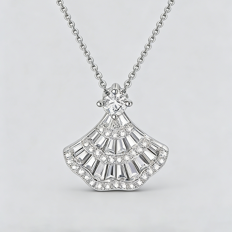Silver Plated Baguette & Round - Shopdayla Wholesale - #5826
