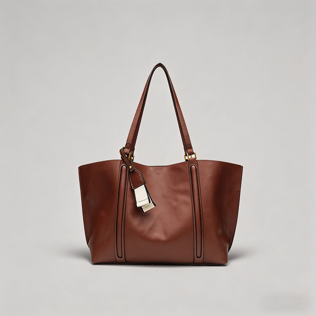 Vintage Leather Tote Bag - Shopdayla Wholesale - #8530