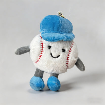 Baseball Plush Keychain Charm - Shopdayla Wholesale - #0770