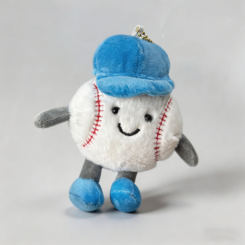 Baseball Plush Keychain Charm - Shopdayla Wholesale - #0770