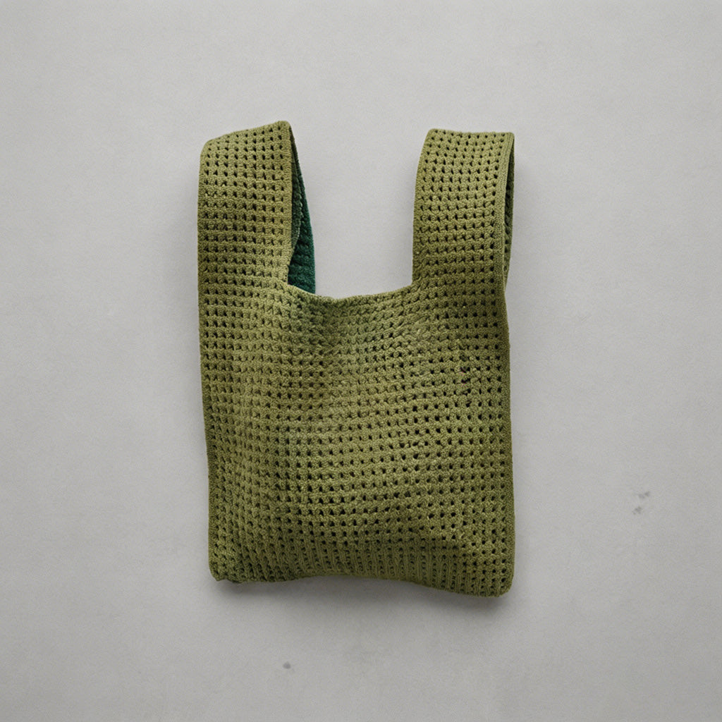 Hollow Out Knit Tote Bag - Shopdayla Wholesale - #7010