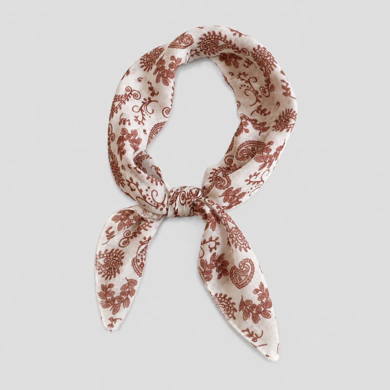 Boho Geometric Square Scarf