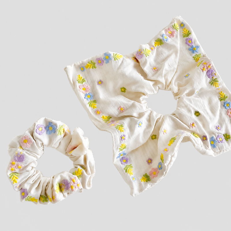 Fresh Sweet Floral Embroidery - Shopdayla Wholesale - #1554