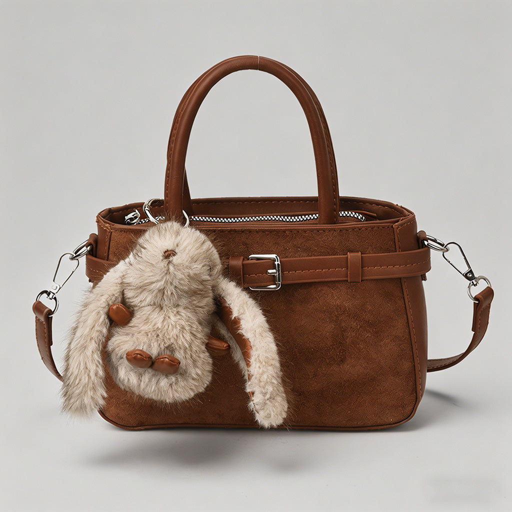 Cute Bunny Charm Handle Bag - Shopdayla Wholesale - #8466