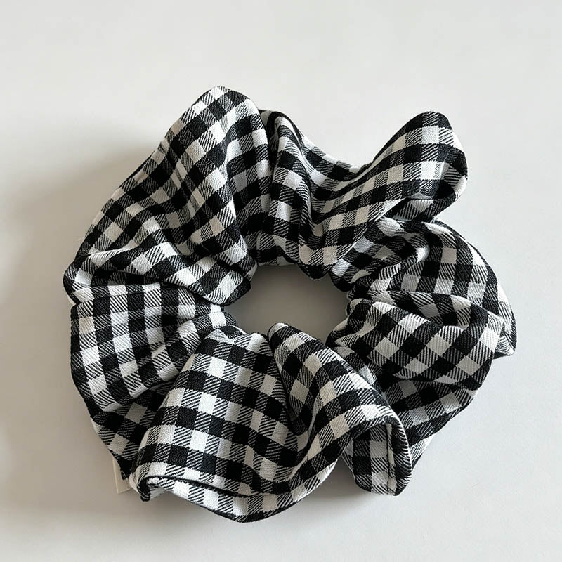 Elegant Retro Plaid Print Hair - Shopdayla Wholesale - #4658