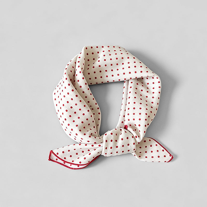 Simple Ditsy Print Square Scar - Shopdayla Wholesale - #7186