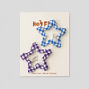 Blue Purple / Star/One Size