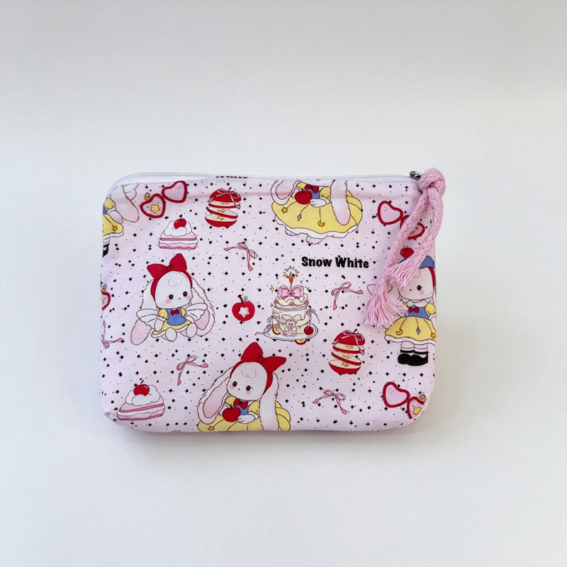 Everyday Grid Printed Mini Pouch
