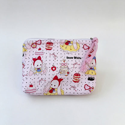 Everyday Grid Printed Mini Pouch