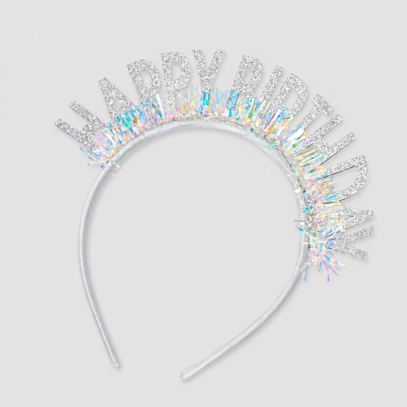 Glitter "Happy Birthday" Party Headband