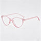 Translucent Pink Frame / Clear Lens / One Size