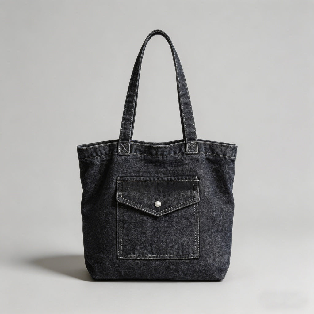 Vintage Denim Tote Bag - Shopdayla Wholesale - #5138