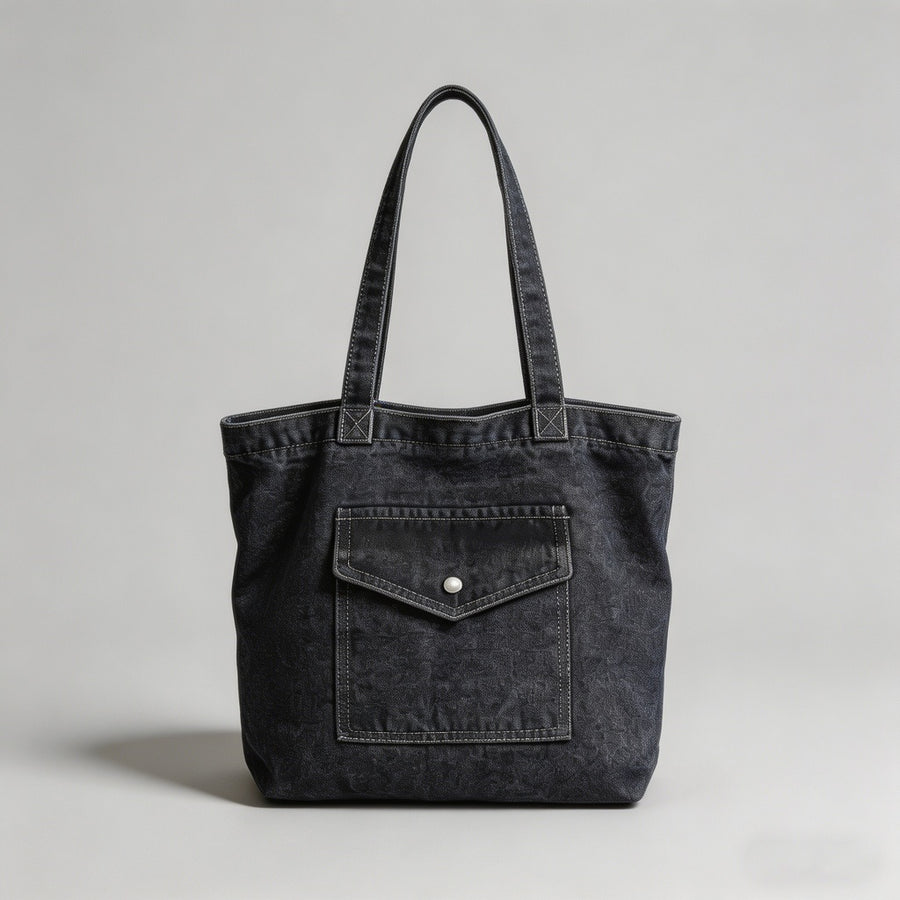 Vintage Denim Tote Bag - Shopdayla Wholesale - #5138