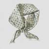 Green Plaid Daisy / One Size