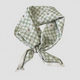 Green Plaid Daisy / One Size