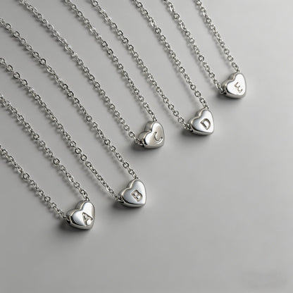 26 Letters Heart Initial Neckl - Shopdayla Wholesale - #4818
