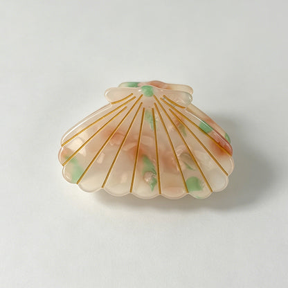Golden Thread Shell Claw Clip