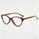 Leopard Frame / Clear Lens / One Size