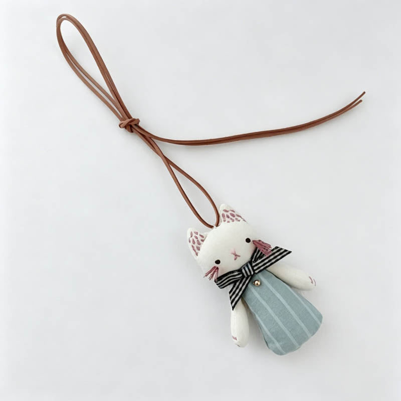 Cartoon Fabric Pendant Necklac - Shopdayla Wholesale - #6514