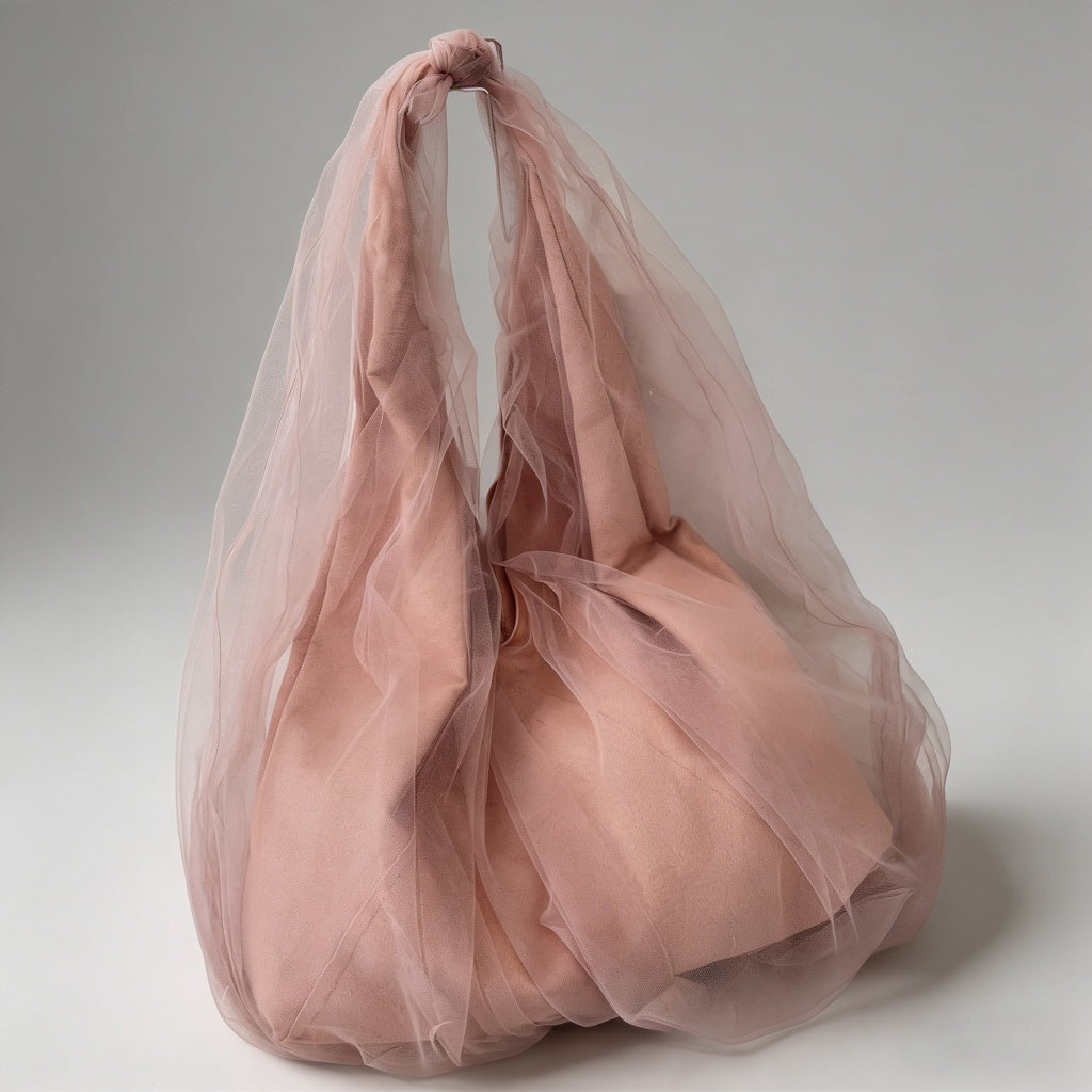 Tulle Mesh Tote Bag - Shopdayla Wholesale - #4802