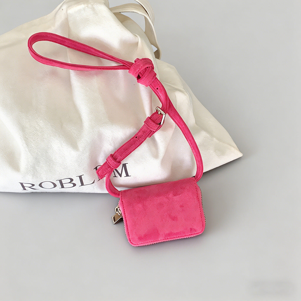 Mini Suede Crossbody Bag - Shopdayla Wholesale - #4498