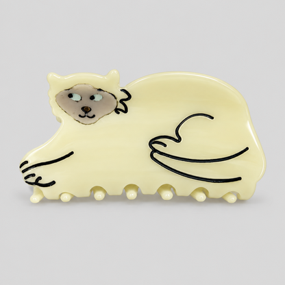 Cat Animal Shape Hair Claw Clip