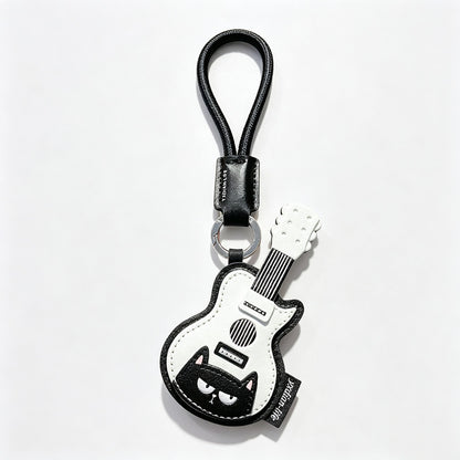 Cat Musical‑Instrument Keychain
