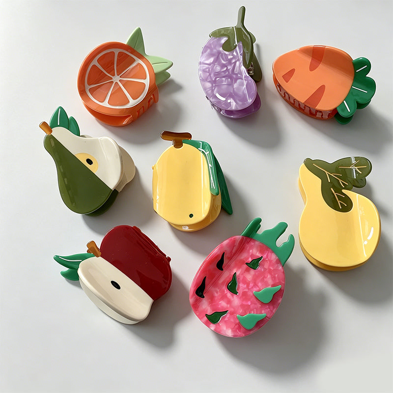 Creative Fruit Pattern 3D Hair - Shopdayla Wholesale - #9154