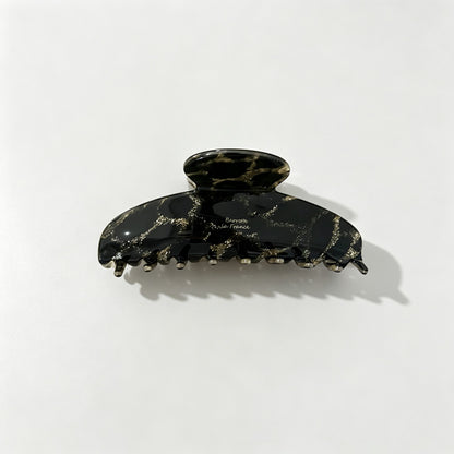 Leopard Marble Acetate Hair Claw