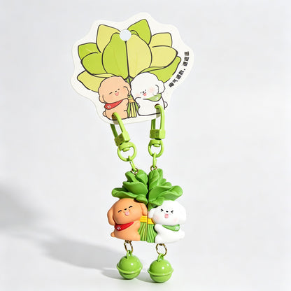 Magnetic Pair Resin Animal Keychain Set