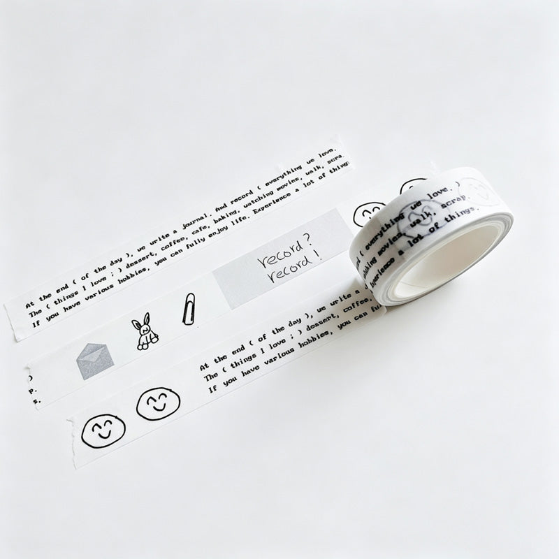 Graphic Print Washi Tape