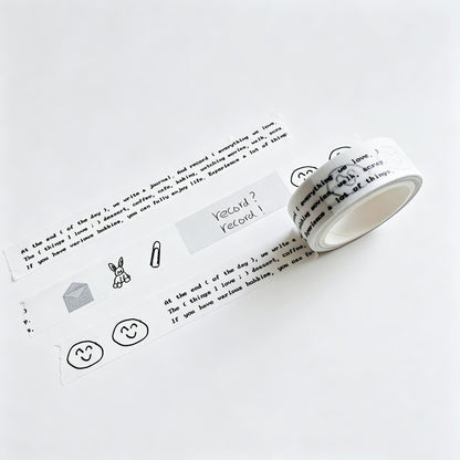 Graphic Print Washi Tape