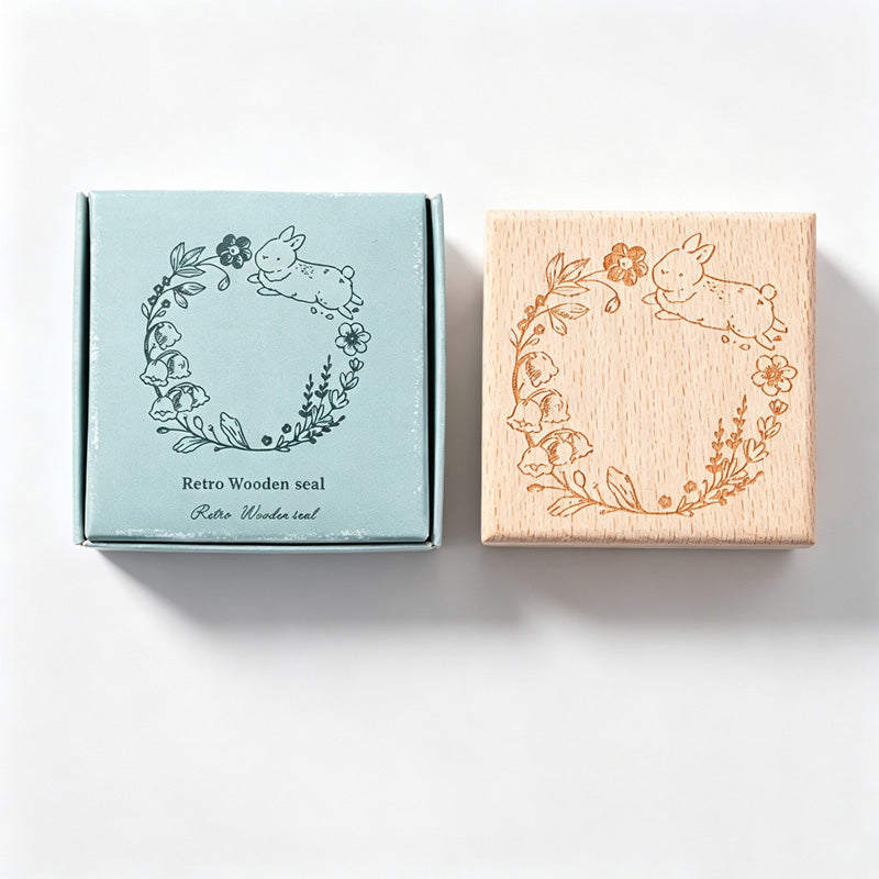Wooden Note Frame Stamp
