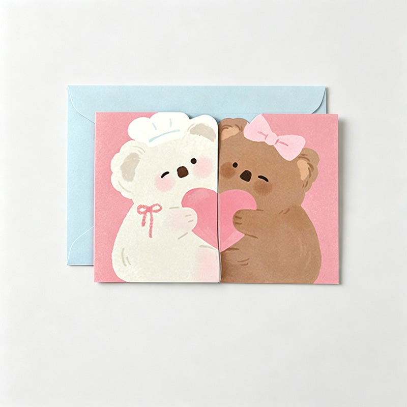 Animal Shaped Greeting Card with Envelope