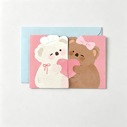 Animal Shaped Greeting Card with Envelope
