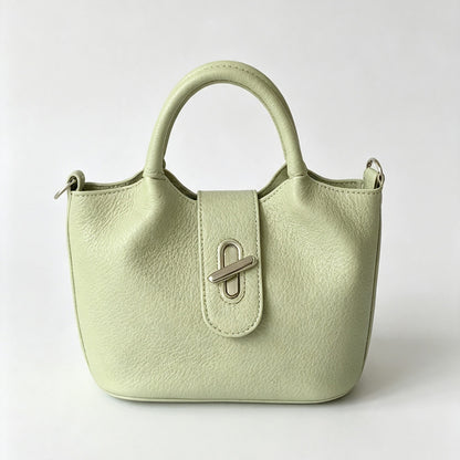 Turn Lock Mini Handbag