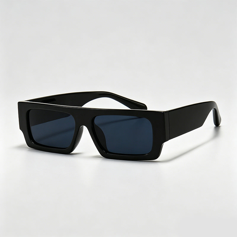 Chunky Narrow Rectangle Thick Frame Trend Sunglasses